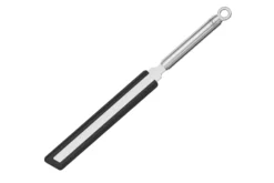 Spatule à crêpes Rösle en silicone noir et acier inoxydable