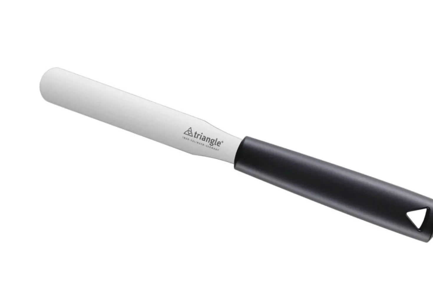 Spatule de pâtissier professionnelle Triangle manche en green grip