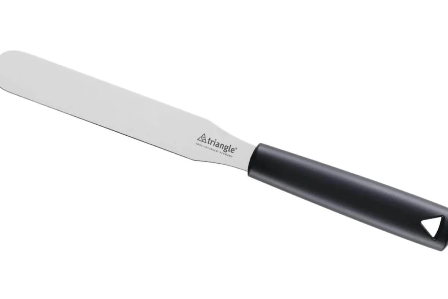 Spatule de pâtissier professionnelle Triangle manche en green grip