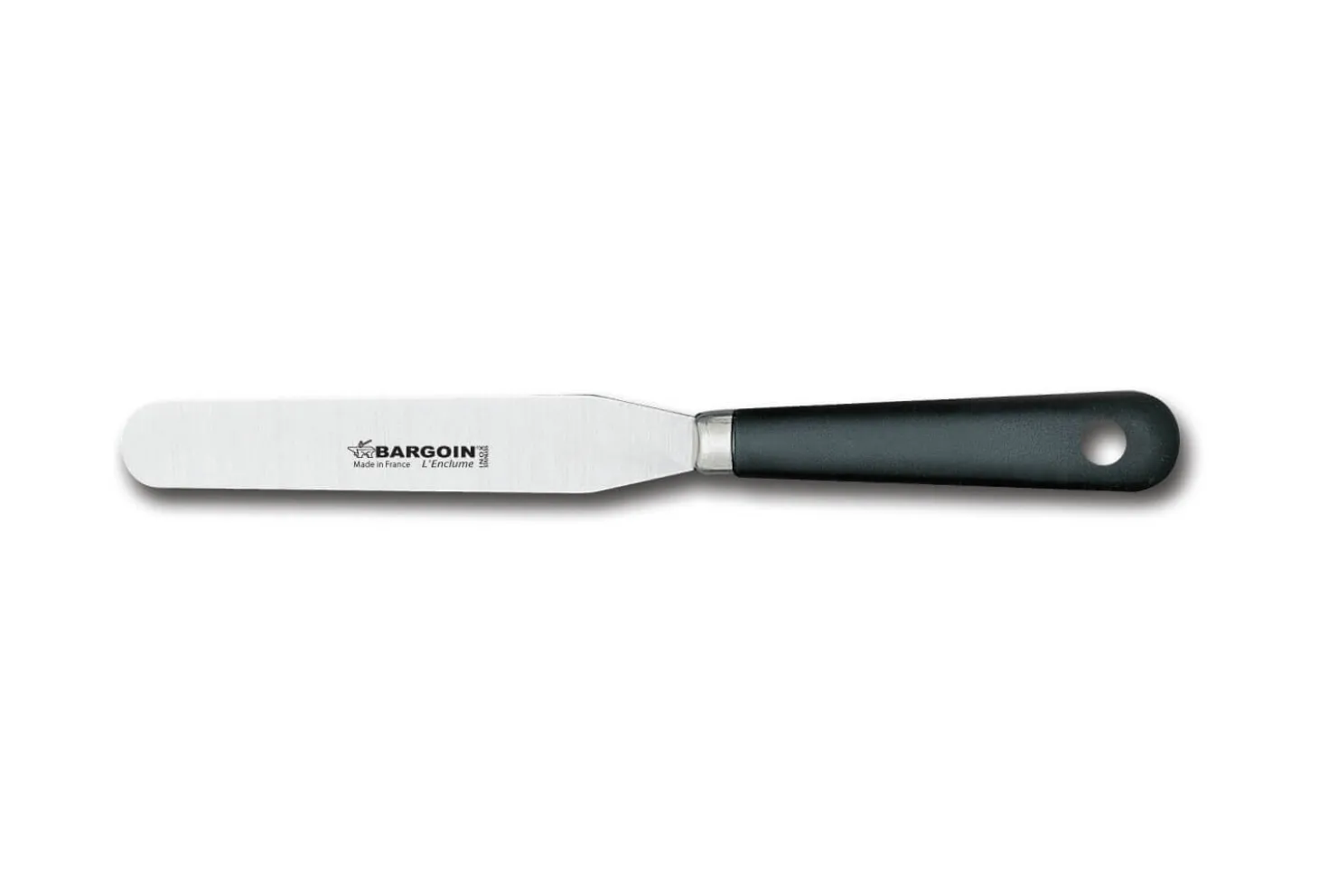 Spatule de pâtissier professionnelle Bargoin 248-14F inox 14cm