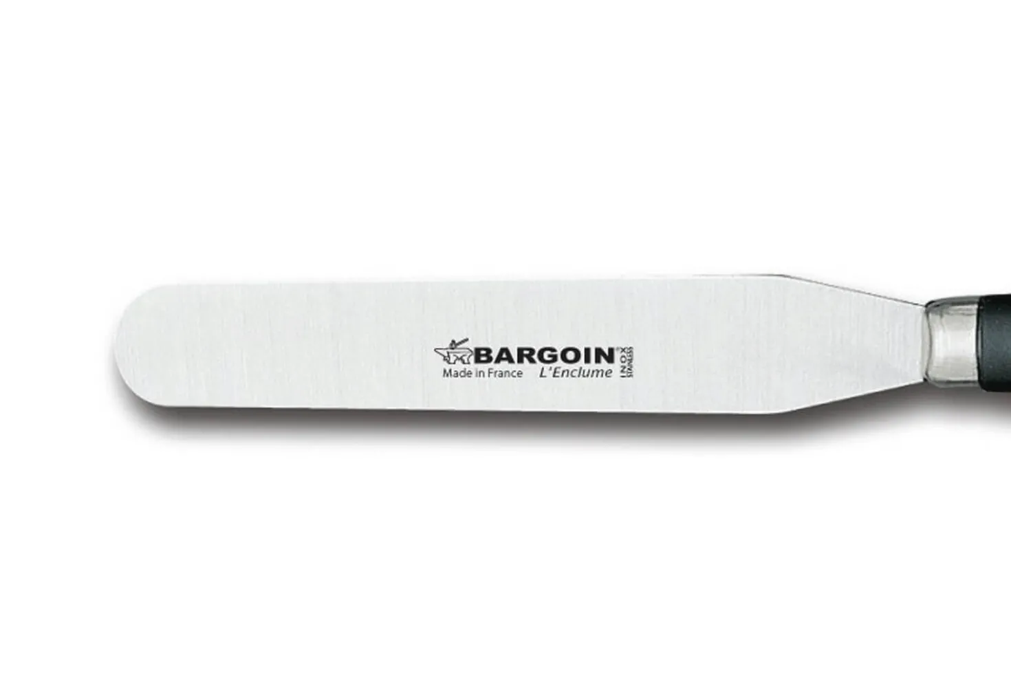 Spatule de pâtissier professionnelle Bargoin 248-14F inox 14cm