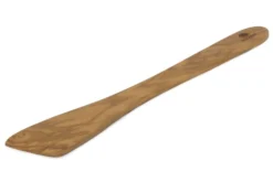 Spatule droite biseautée Bérard faite main en olivier verni 30cm