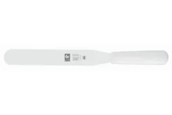 Spatule droite professionnelle Icel inox manche PP blanc