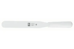 Spatule droite professionnelle Icel inox manche PP blanc