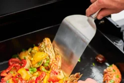 Spatule à plancha large Rösle en acier inoxydable 18/10