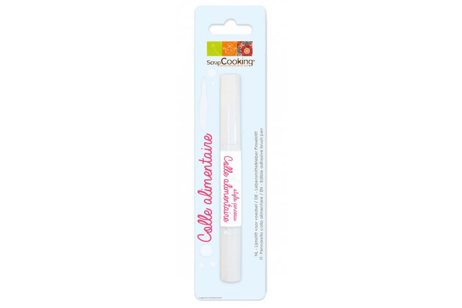 Stylo pinceau colle alimentaire Scrapcooking 2ml