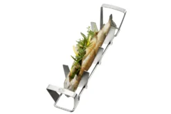Support pour poisson Gefu en acier inox 35cm