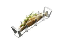 Support pour poisson Gefu en acier inox 35cm