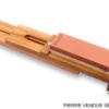 Support évier pour pierre à aiguiser Wusaki en acacia
