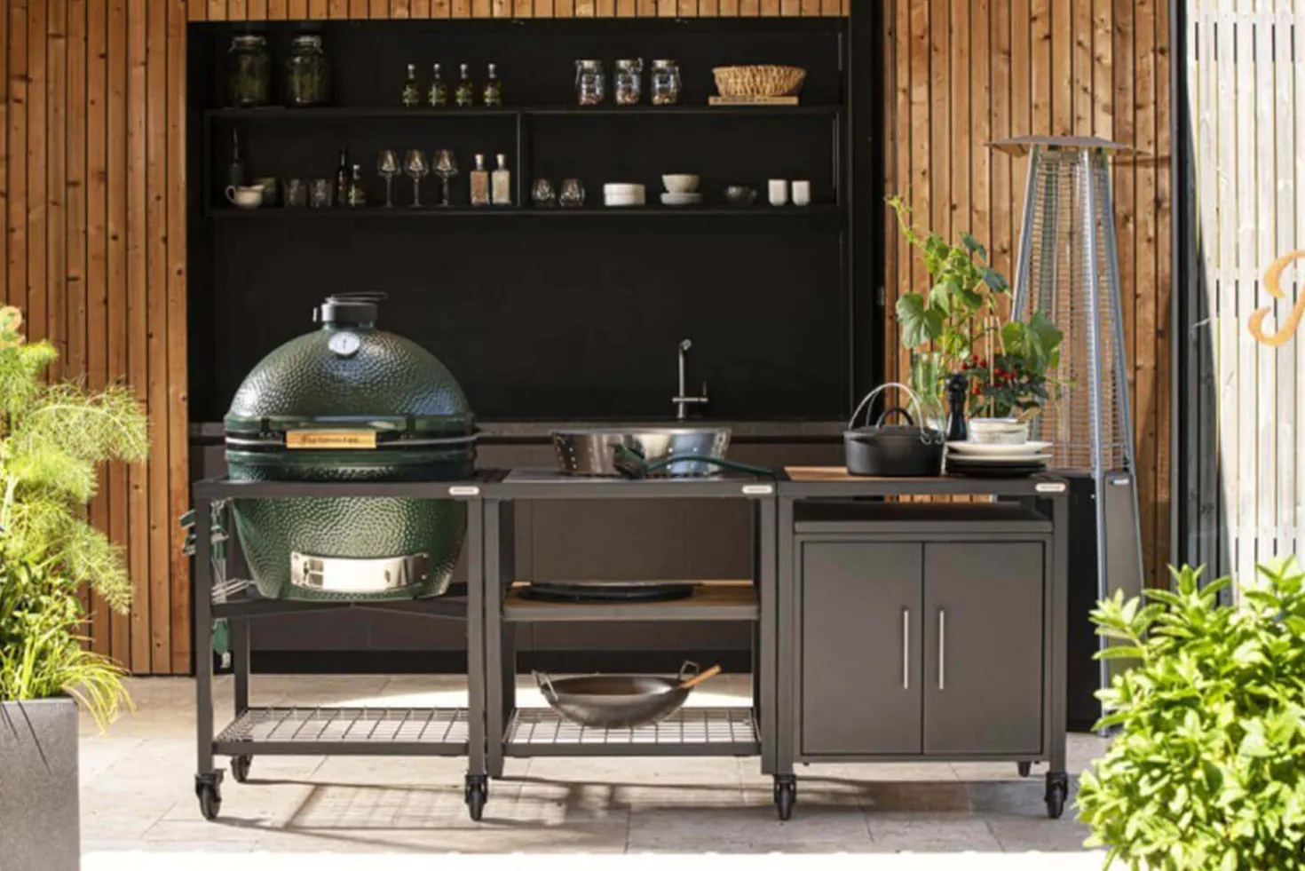 Table modulaire pour barbecue Big Green Egg XLarge
