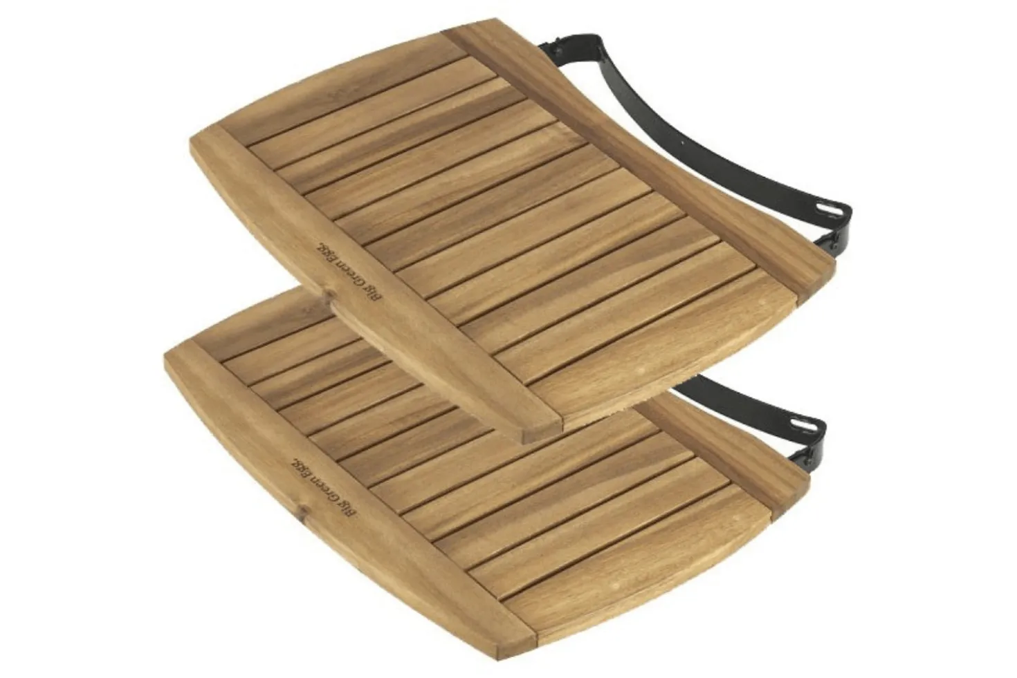 Tablettes latérales en acacia pour Big Green Egg XLarge