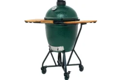 Tablettes latérales en bois d'acacia pour barbecue Big Green Egg Large