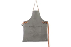 Tablier de barbecue DutchDeluxes en coton et cuir