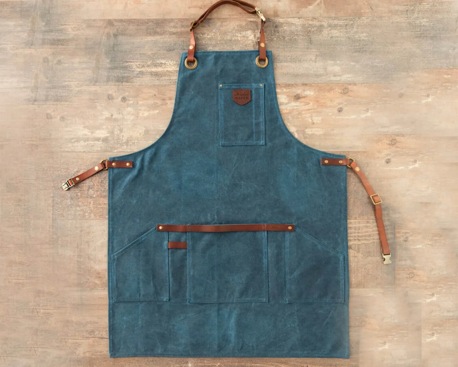 Tablier de cuisine Alaskan Maker N°547 vintage en toile
