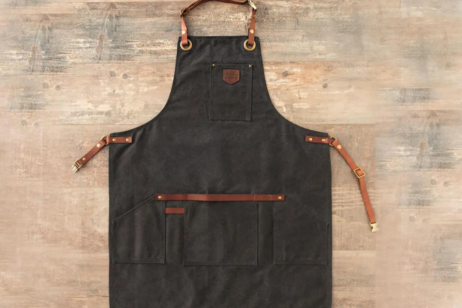 Tablier de cuisine Alaskan Maker N°547 vintage en toile