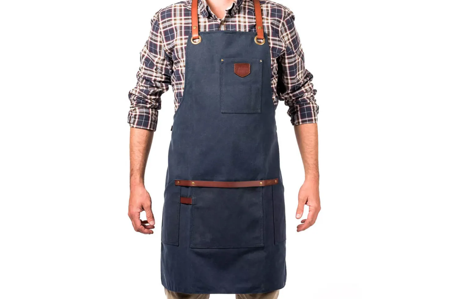 Tablier de cuisine Alaskan Maker N°547 vintage en toile