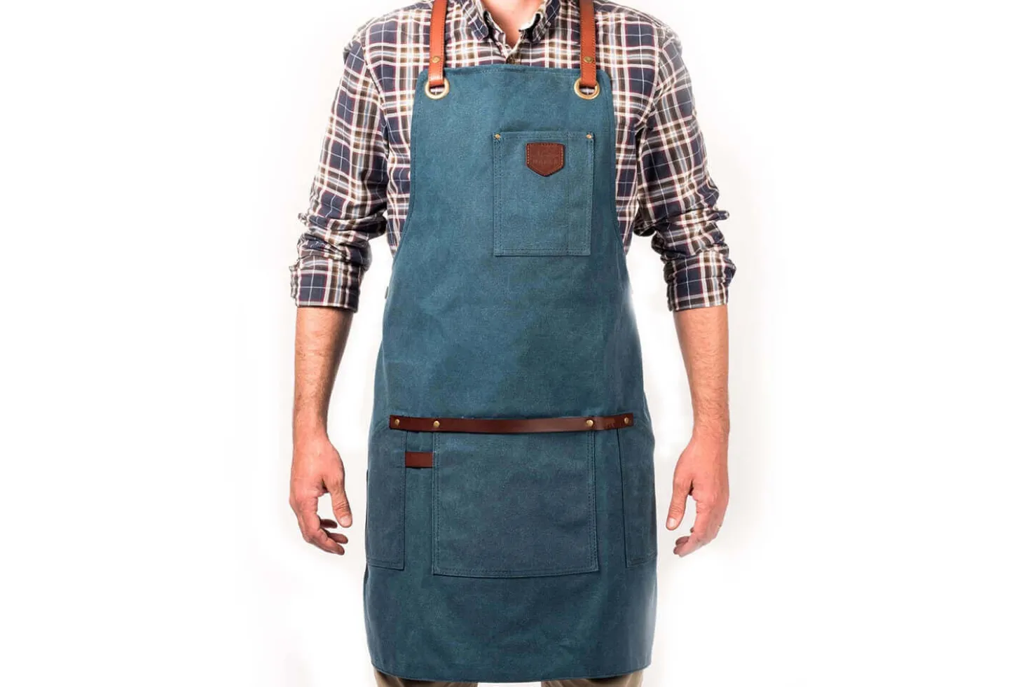 Tablier de cuisine Alaskan Maker N°547 vintage en toile