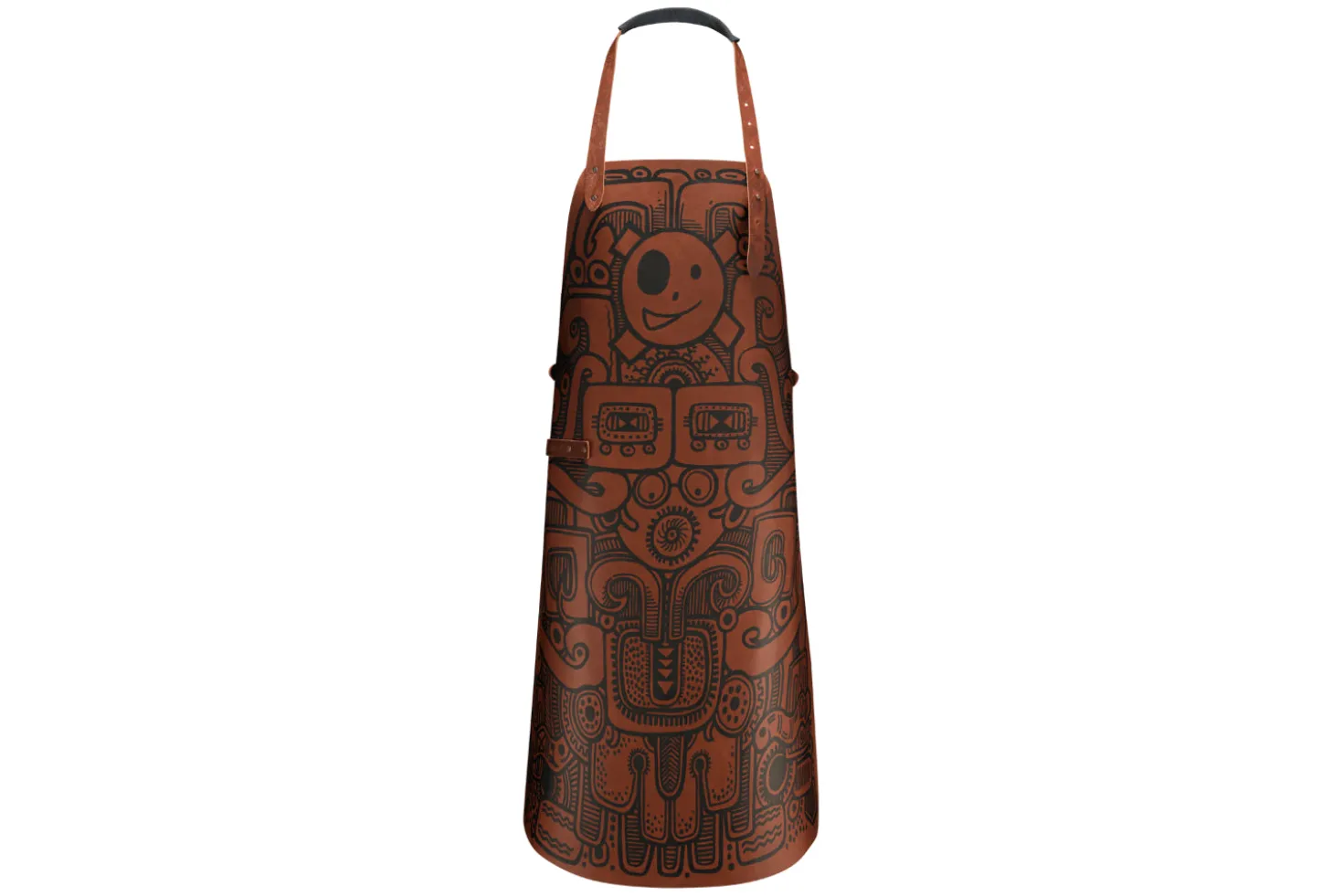 Tablier de cuisine artisanal en cuir Witloft Barbacoa édition limitée