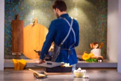 Tablier de cuisine à bretelles DutchDeluxes en cuir