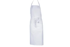 Tablier de cuisine mixte Robur Pise blanc 100% coton