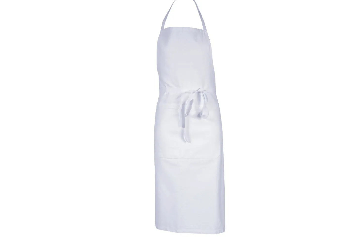 Tablier de cuisine mixte Robur Pise blanc 100% coton