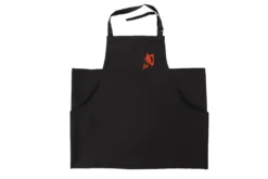 Tablier de cuisine noir réglable KAI SHUN logo brodé rouge