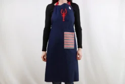 Tablier de cuisine Tissage de l'Ouest Marie fabriqué en France - Langoustine