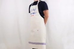 Tablier de cuisine Tissage de l'Ouest Joel fabriqué en France - Le Chef c'est moi