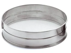 Tamis professionnel acier inox 22cm - Maille inox 0.64mm