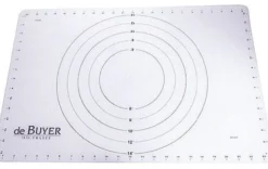 Tapis de préparation/cuisson De Buyer en silicone 60x40 cm - Repère et graduation intégrés