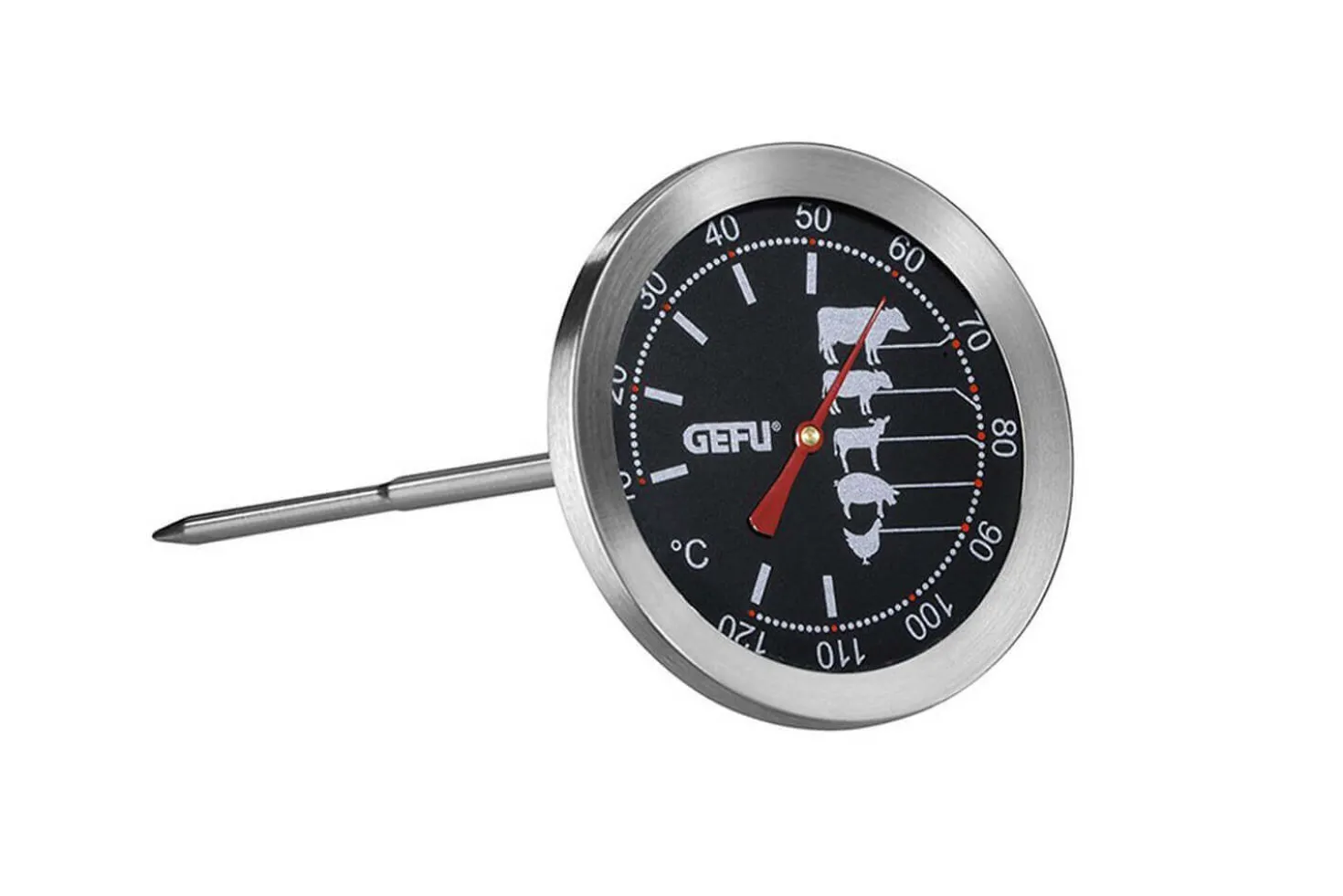 Thermosonde de cuisson Gefu Messimo 11,5cm en acier inoxydable