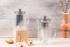 Théière Cristel Breakfast 0,8L en verre borosilicate avec filtre démontable