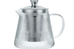 Théière Cristel Darjeeling 1,2L en verre borosilicate avec filtre démontable