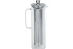 Théière Cristel Long Island 1,5L en verre borosilicate avec filtre démontable