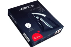 Tire-bouchon à levier Arcos en alliage de zinc et ABS noir