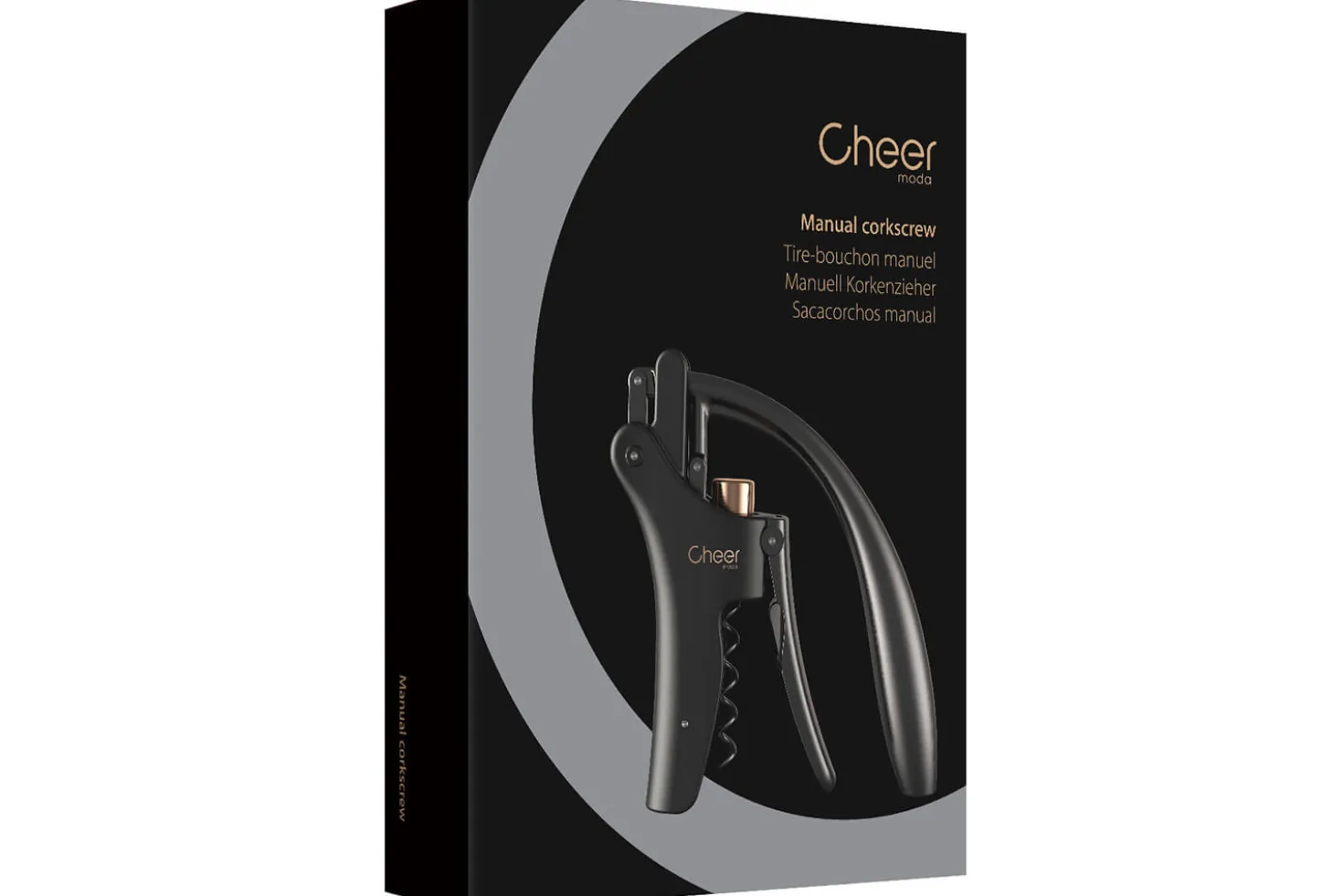 Tire-bouchon à levier Cheer Moda Shaduf avec coupe-capsule