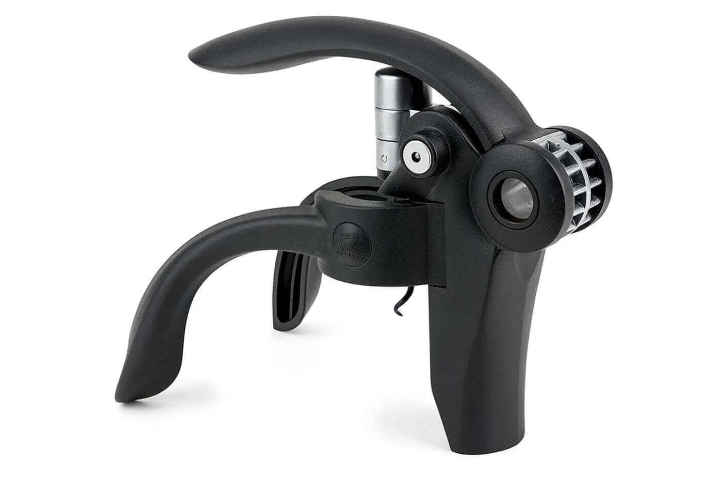 Tire bouchon à levier Peugeot Baltaz Dark en ABS et zamac de couleur noire avec coupe capsule 14cm