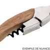 Tire-bouchon sommelier Ligne W Origine manche en chêne finition bois