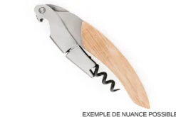 Tire-bouchon sommelier Ligne W Origine manche en chêne finition bois