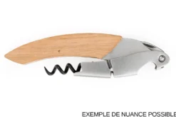 Tire-bouchon sommelier Ligne W Origine manche en chêne finition bois