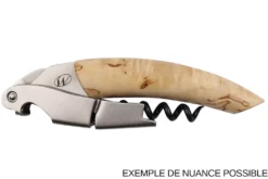 Tire-bouchon sommelier Ligne W Signature manche en bouleau