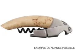 Tire-bouchon sommelier Ligne W Signature manche en bouleau