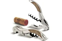 Tire bouchon sommelier Pulltex Pulltap's Toledo bois + étui cuir offert