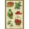Torchon de cuisine Beauvillé Fruits Rouges fabriqué en France 50x80cm