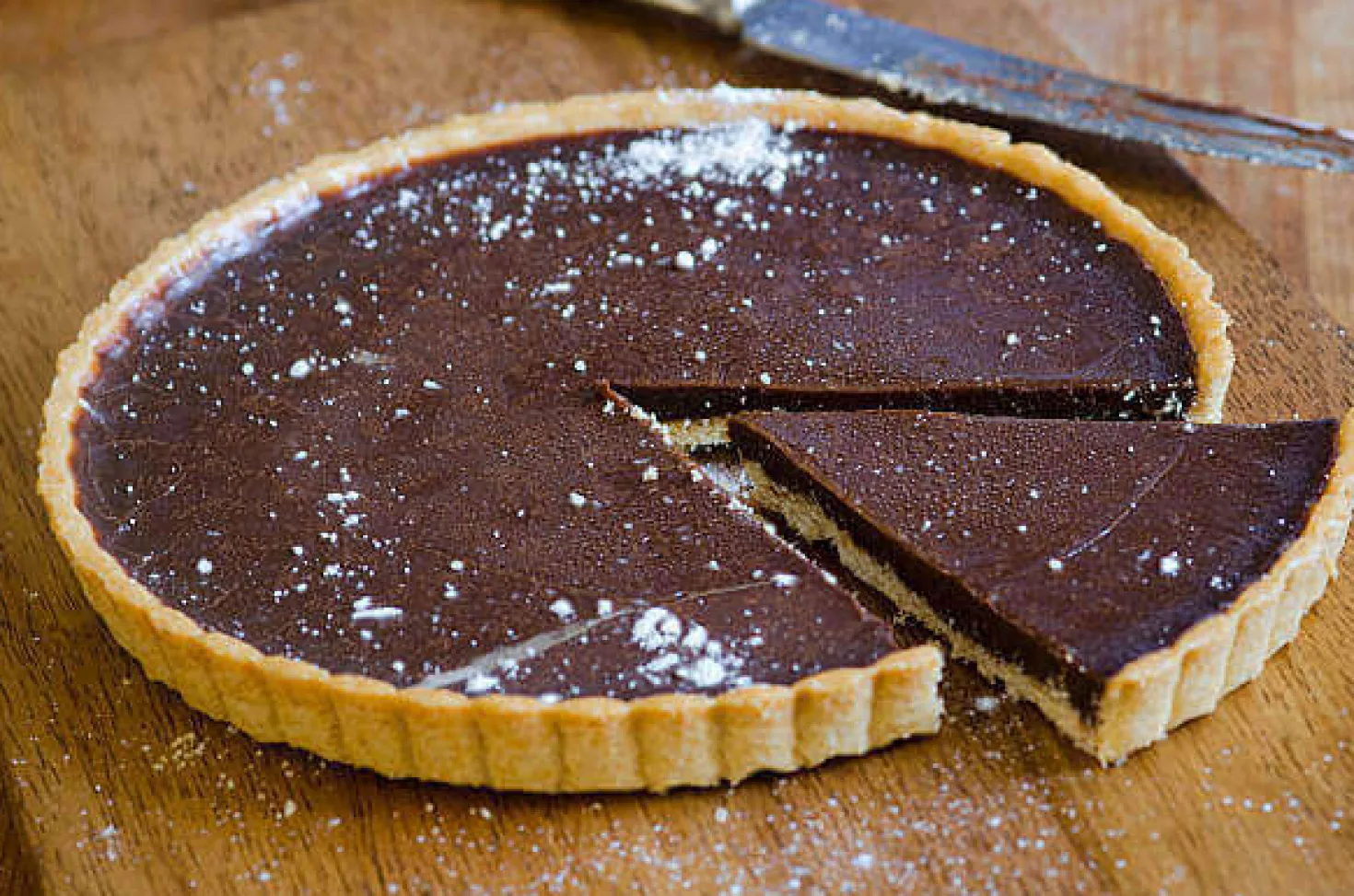 Tourtière ronde cannelée Gobel anti-adhérent fond fixe - Diamètre 28cm