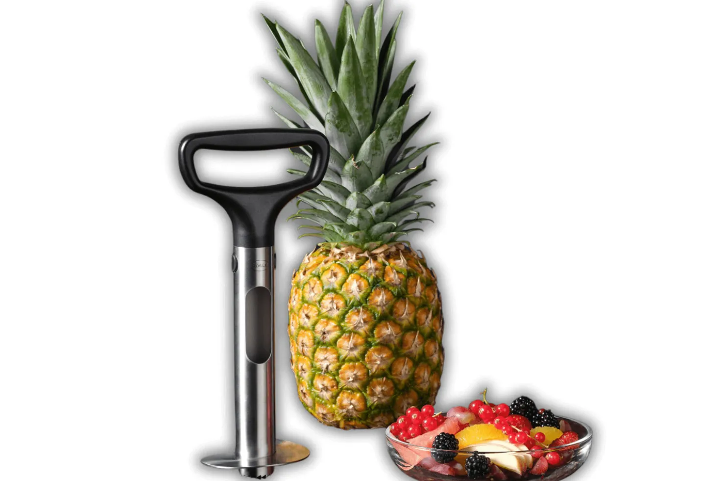 Tranche ananas professionnel Rosle en acier inoxydable 27cm
