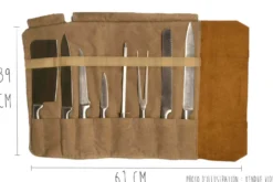 Trousse à couteaux vide Alaskan Maker Chef - 61x38,5cm avec 9 emplacements