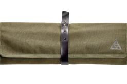 Trousse de cuisinier vide Triangle en toile cirée kaki 45 x 35,5cm
