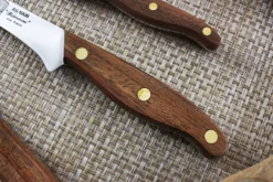 Trousse en cuir 5 couteaux de cuisine Au Nain Bistronome
