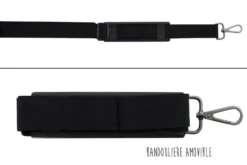 Trousse vide Wusaki pour 9 couteaux et ustensiles + 2 poches de rangement